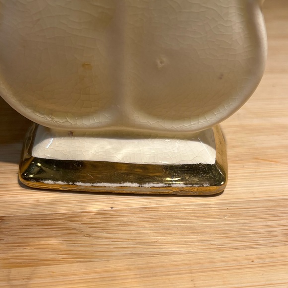 Pair of Vintage Goldra E. Palestine Mid-century Violin 9” Vases / Wall Pockets - Picture 6 of 13